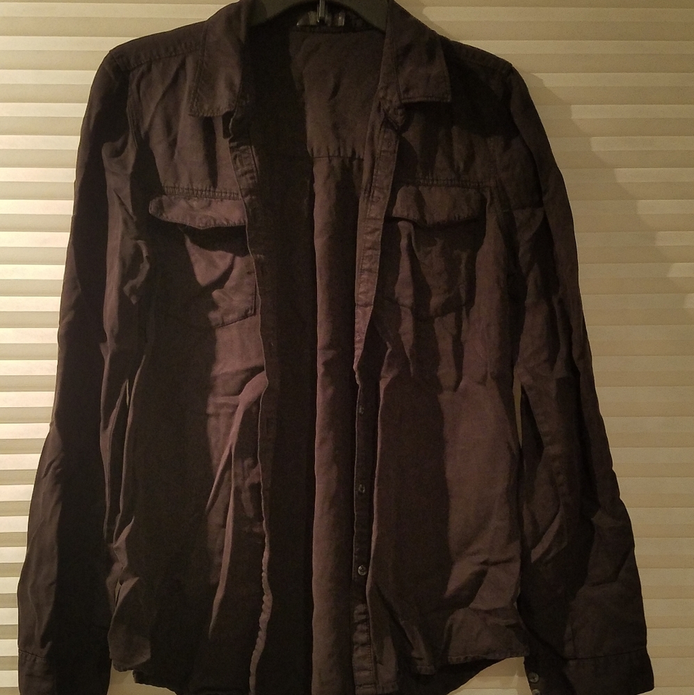 Black button up shirt